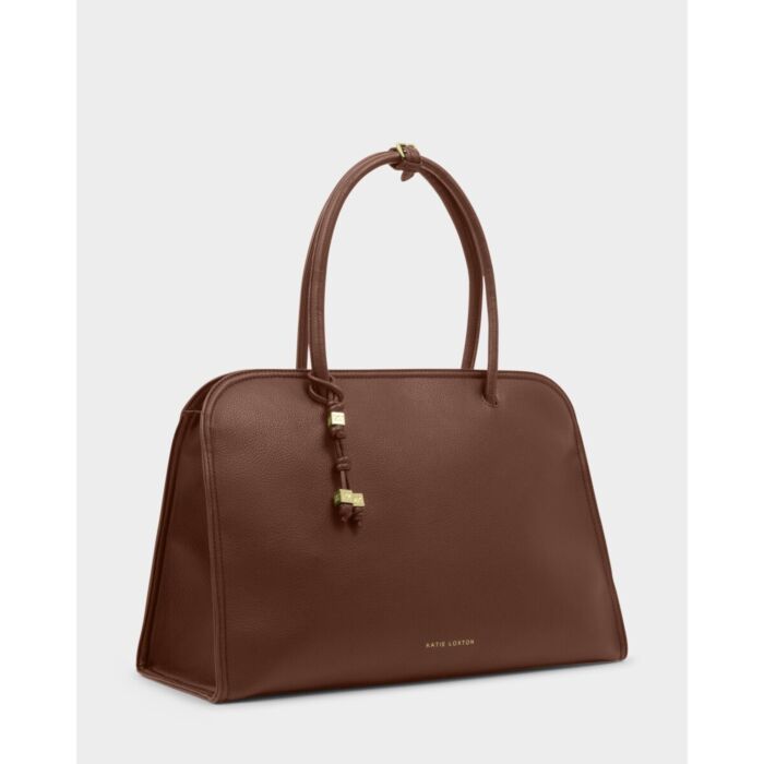 Katie Loxton Hadley Shoulder Tote Bag - Chocolate